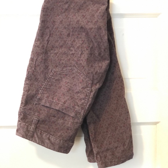 Free People New fit like size 27 Floral Print Corduroy’s - Picture 2 of 4